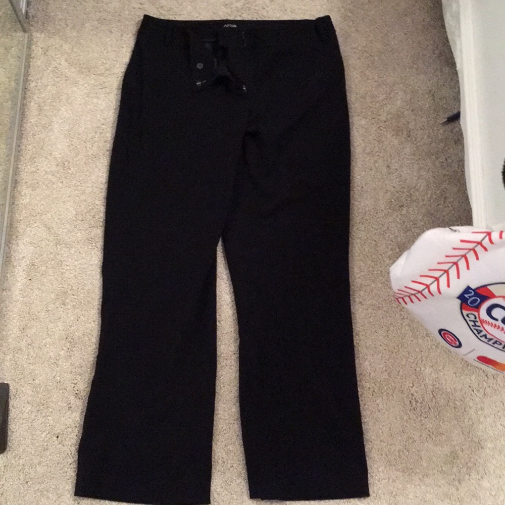 black pants